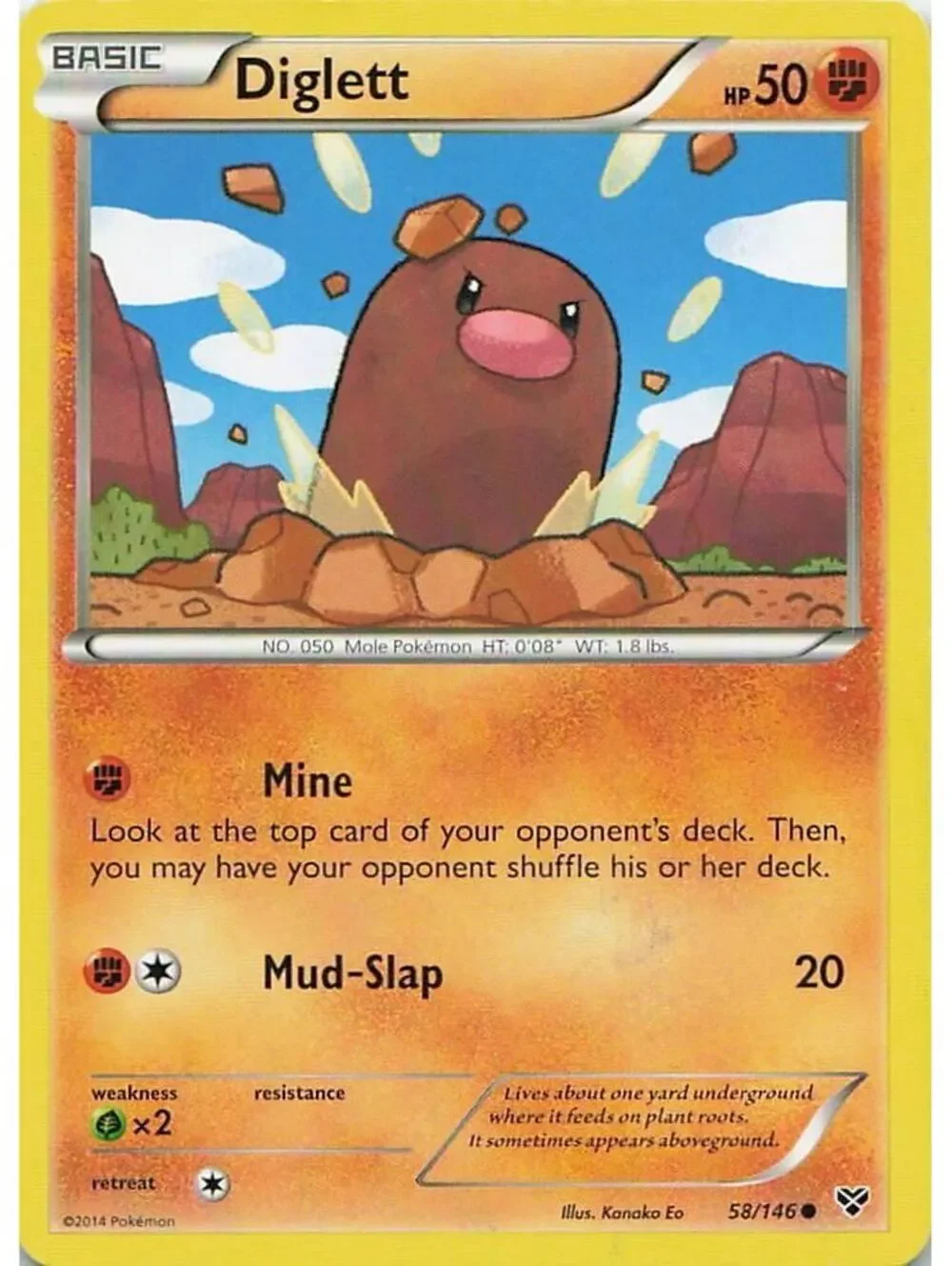 2016 diglett pokemon card You might have this error in your collection and not even know it ! Pokemon - Diglett (55/108) -